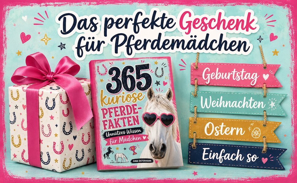 Das perfekte Geschenk für Pferdemädchen – zum Geburtstag, zu Weihnachten, zu Ostern oder einfach so